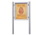 Poster Case 1000 - post mounted external noticeboard