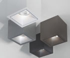 Boxy L+ contemporary LED cube shaped downlighter