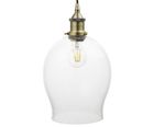 Marlowe clear glass pendant light
