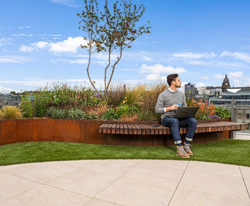 Atria® - porcelain tiles for terraces and roof gardens