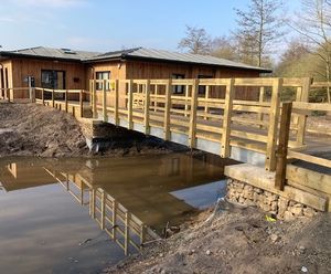 New main access bridge for Lancashire Wildlife Trust