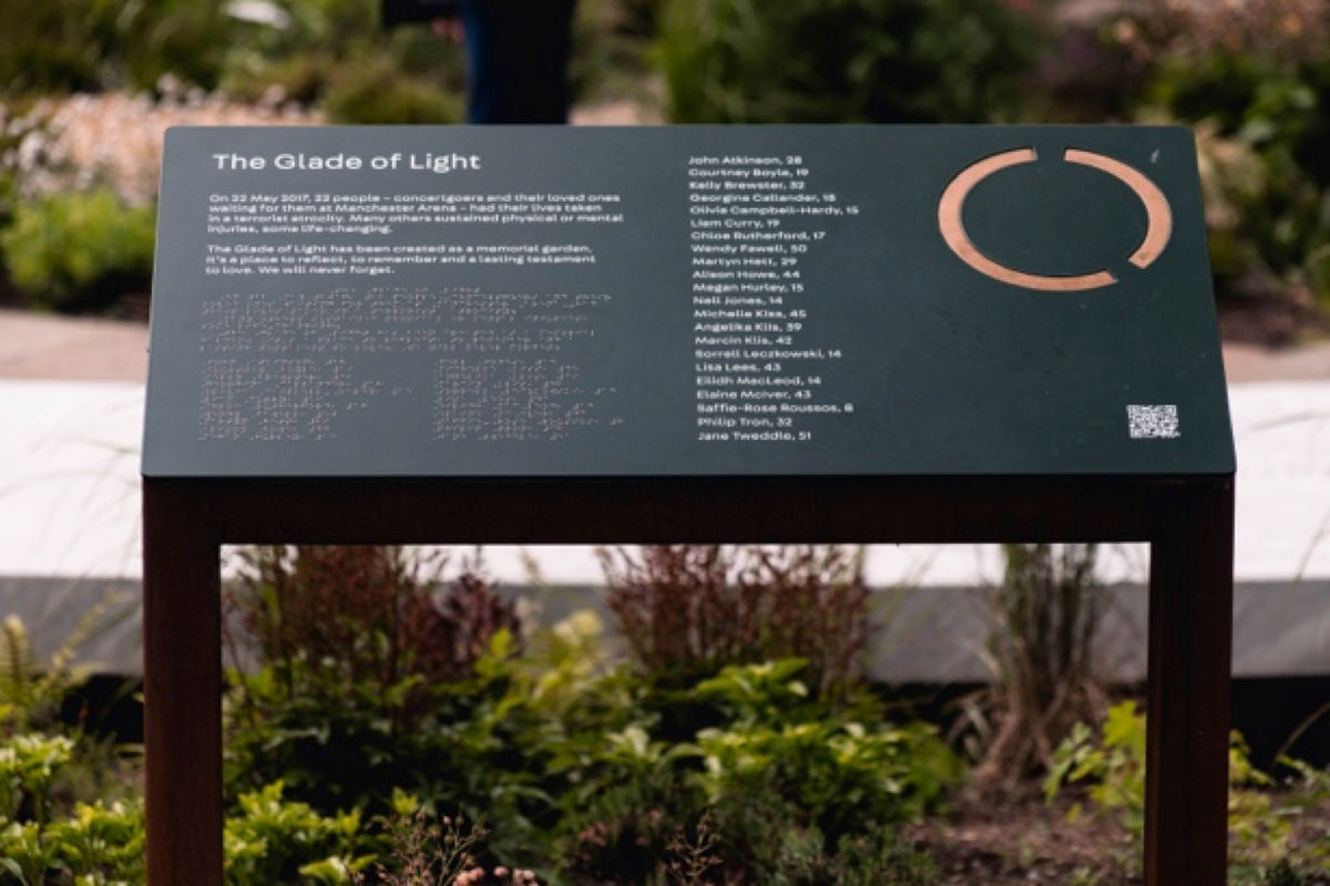 Images for Commemorative signage Glade of Light memorial