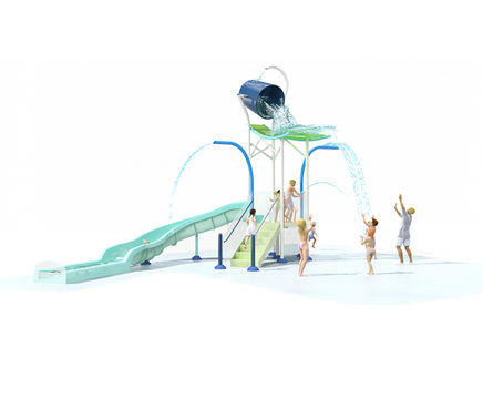Elevations™ range of modular multi-level water play structures
