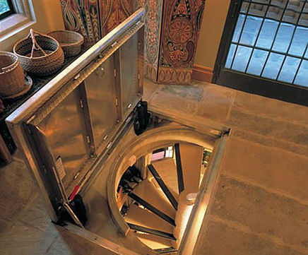 Type J-FR fire-rated floor door