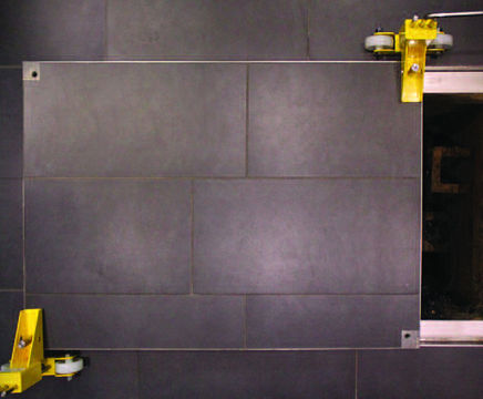 Using access cover skates to lift floor access covers