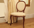French oval, cabriole leg, dining chair