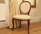French oval, cabriole leg, dining chair