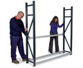 Longspan modular shelving systems