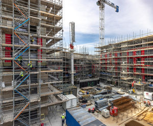 Self-adhered breather membranes for high wind apartment scheme, Dublin