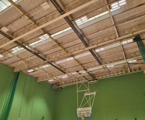 Radiant heating refit for Iffley Road Sports Centre