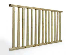 Q-Deck® Plus Classic ready made decking balustrade