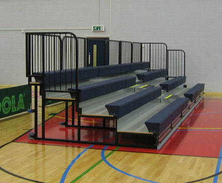 Maxam 24 Rollaway tiered seating units