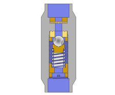 Stainless steel filter relief valve Series 2012
