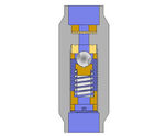 Stainless steel filter relief valve Series 2012