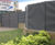 Italia-100 steel louvred grille fencing 6