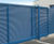 Italia-100 steel louvred grille fencing 8