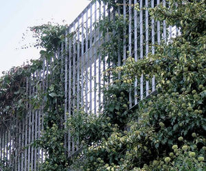 Piazza-132 - steel grating panels for green walls and plant support