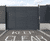 Italia-100 steel louvred gate 3