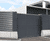 Italia-100 steel louvred gate 2
