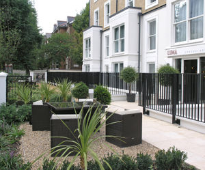 Creative landscaping for new hotel in Hammersmith