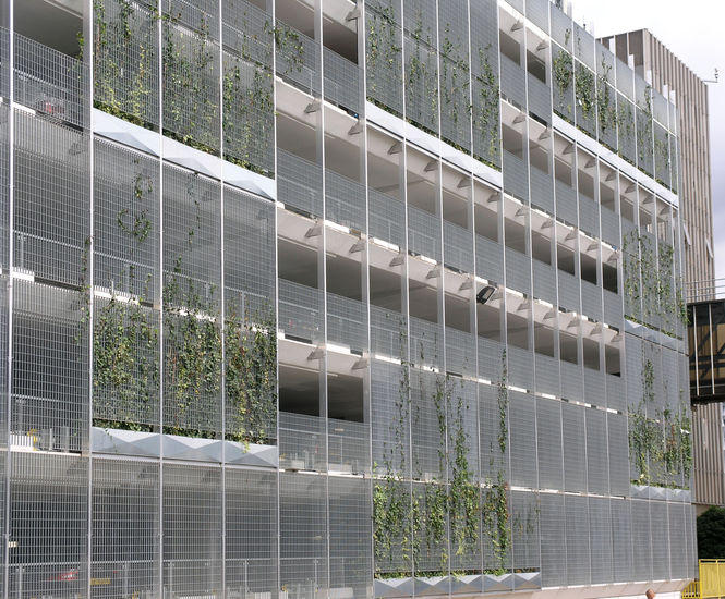 Green wall cladding to MSCP, New Covent Garden