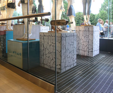 Stainless steel grating for Primark refurbishment