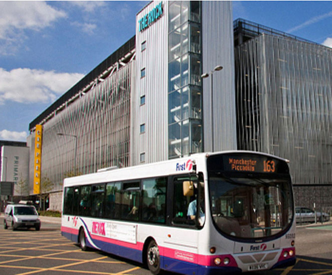 Custom-sized cladding panels - The Rock, Bury