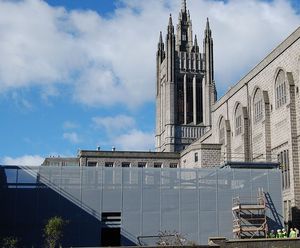 Car park screening - Marischal College, Aberdeen