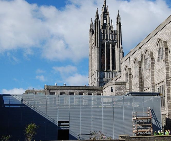 Car park screening - Marischal College, Aberdeen