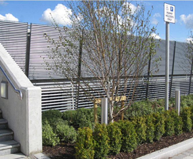 Car park screening - Portlaoise urban park