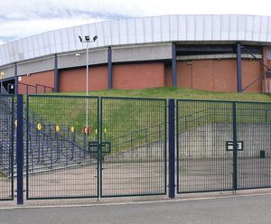 Roma-4HS steel security fence - perimeter protection and vandal resistance