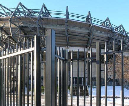 Siena Sport - steel crowd control fence for sports grounds