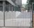 Siena: mild steel railing fence with conified top 11
