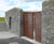 Steel louvred gates 4