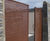 Steel louvred gates 6