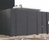 Steel louvred gates - on this page