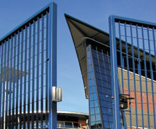 Steel grating gates