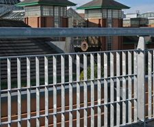 Pressure-locked grating panels - The Centre, Livingston
