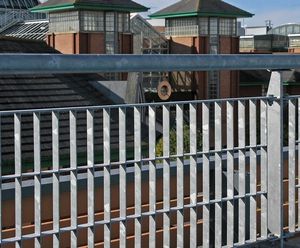 Pressure-locked grating panels - The Centre, Livingston