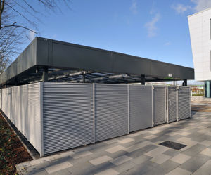 Bespoke cycle compound and bin store for bet365 HQ