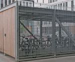 Large bike store for Edinburgh University courtyard