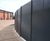 Italia-100 steel louvred grille fencing 11