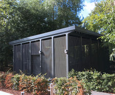 Architect-designed cycle compound - Oxford city centre