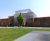 Italia - corten steel louvred wall cladding and screening panels - on this page