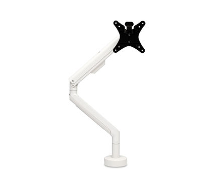 Reach spring-assisted monitor arm