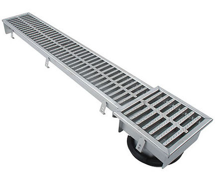 Type 671 channel drain for concrete/resin/tiled floors