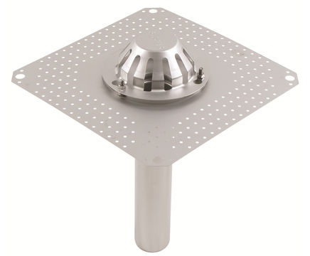 75mm siphonic roof drain outlet for bitumen membranes