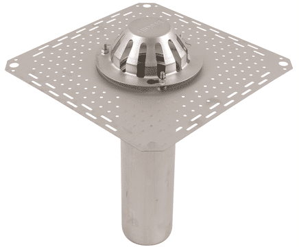110mm gravity roof outlet for bitumen roof membranes