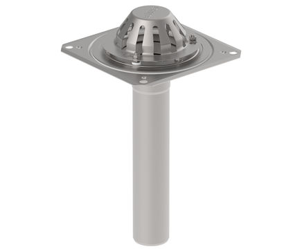 75mm siphonic roof outlet for single ply membranes