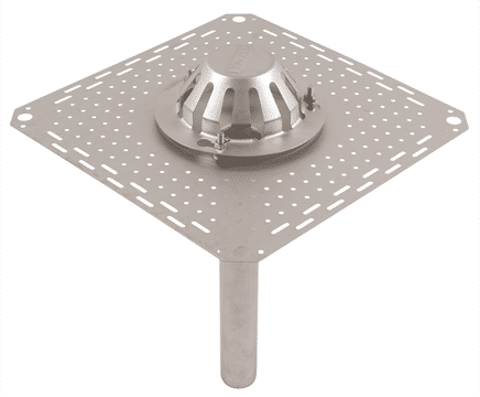 50mm gravity roof drain outlet for bitumen membranes